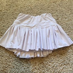 gold hinge tennis skirt